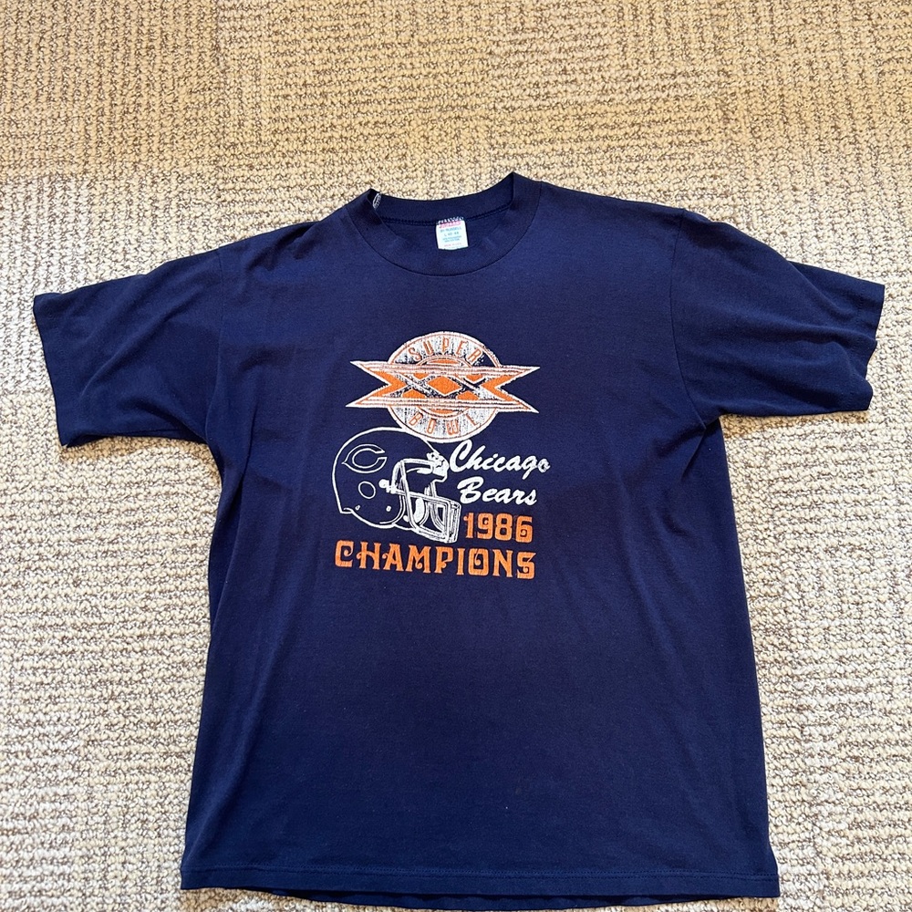 Chicago Bears 1986 Super Bowl Champions T-Shirt